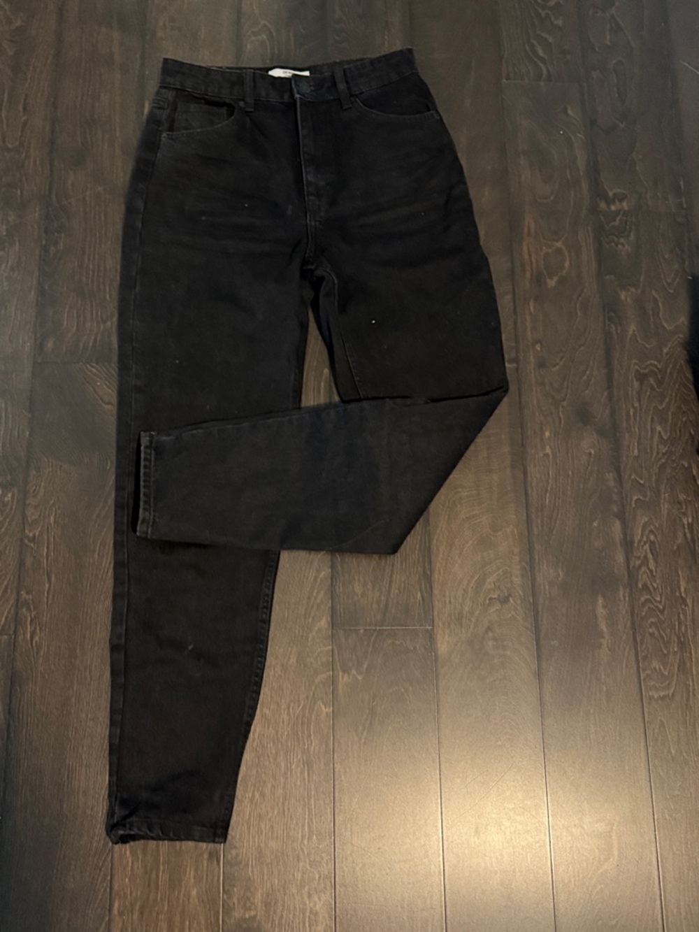 Bershka Black Mom Jeans - High Waist